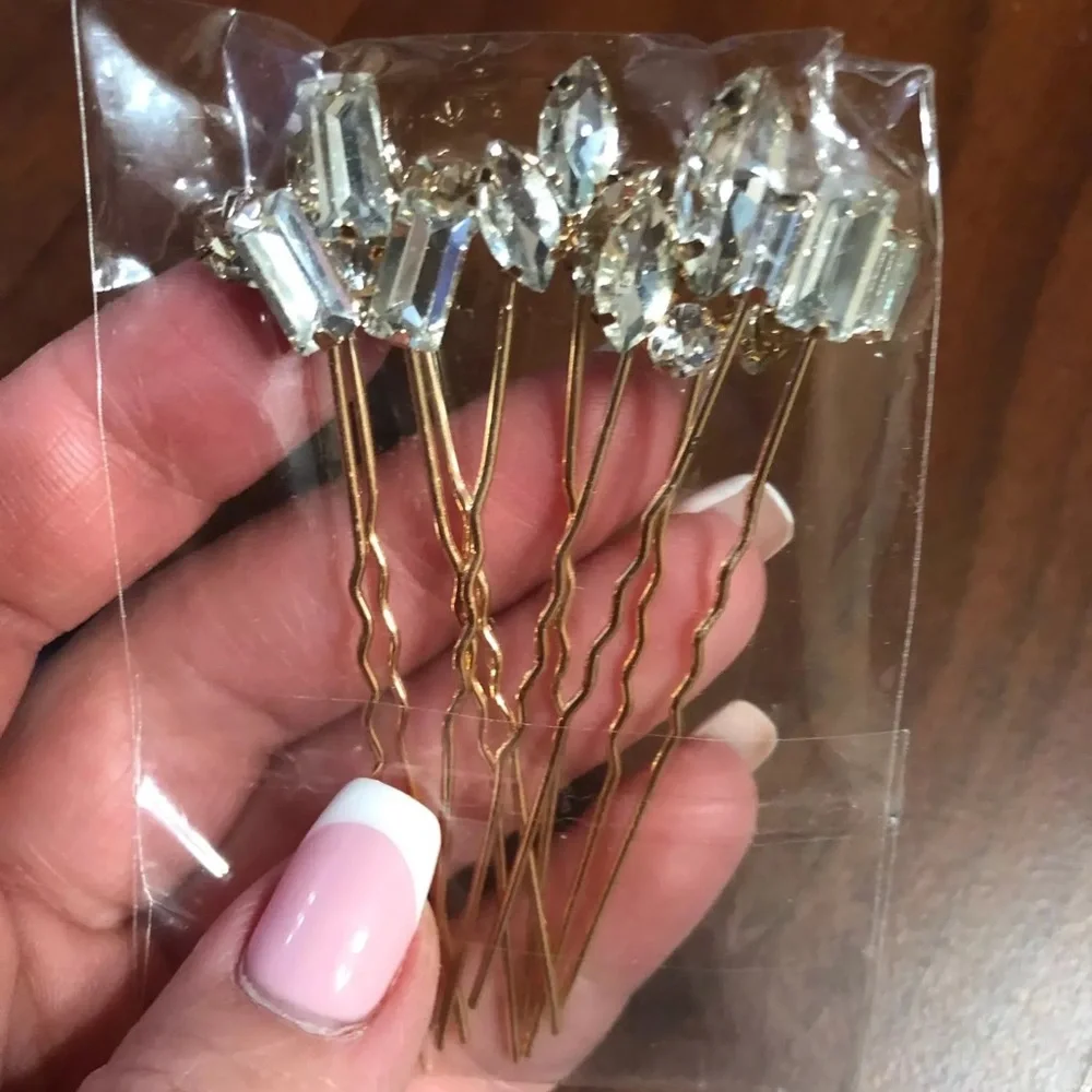 Art Deco Gold Updo Wedding Bridal Hair Pins Kit